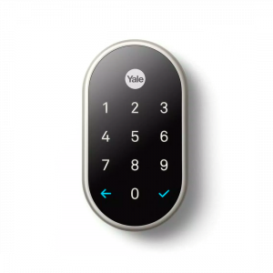 Nest x Yale Lock Satin Nickel with Google Nest Connect